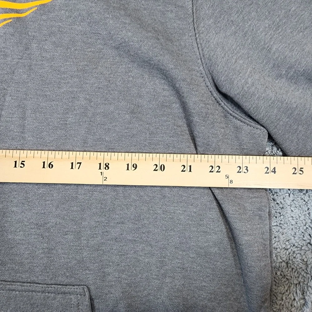The North Face Hoodie Mens XL Gray Fleece Logo Graphic Print Sweatshirt Pullover
